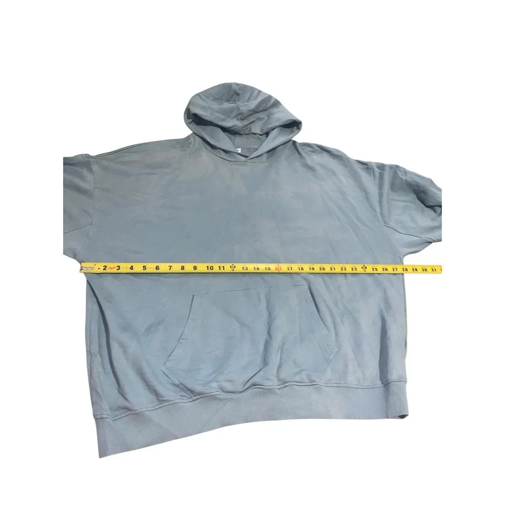 Gymshark Hoodie Mens XXXL Blue Oversized Pullover Athleisure Streetwear‎